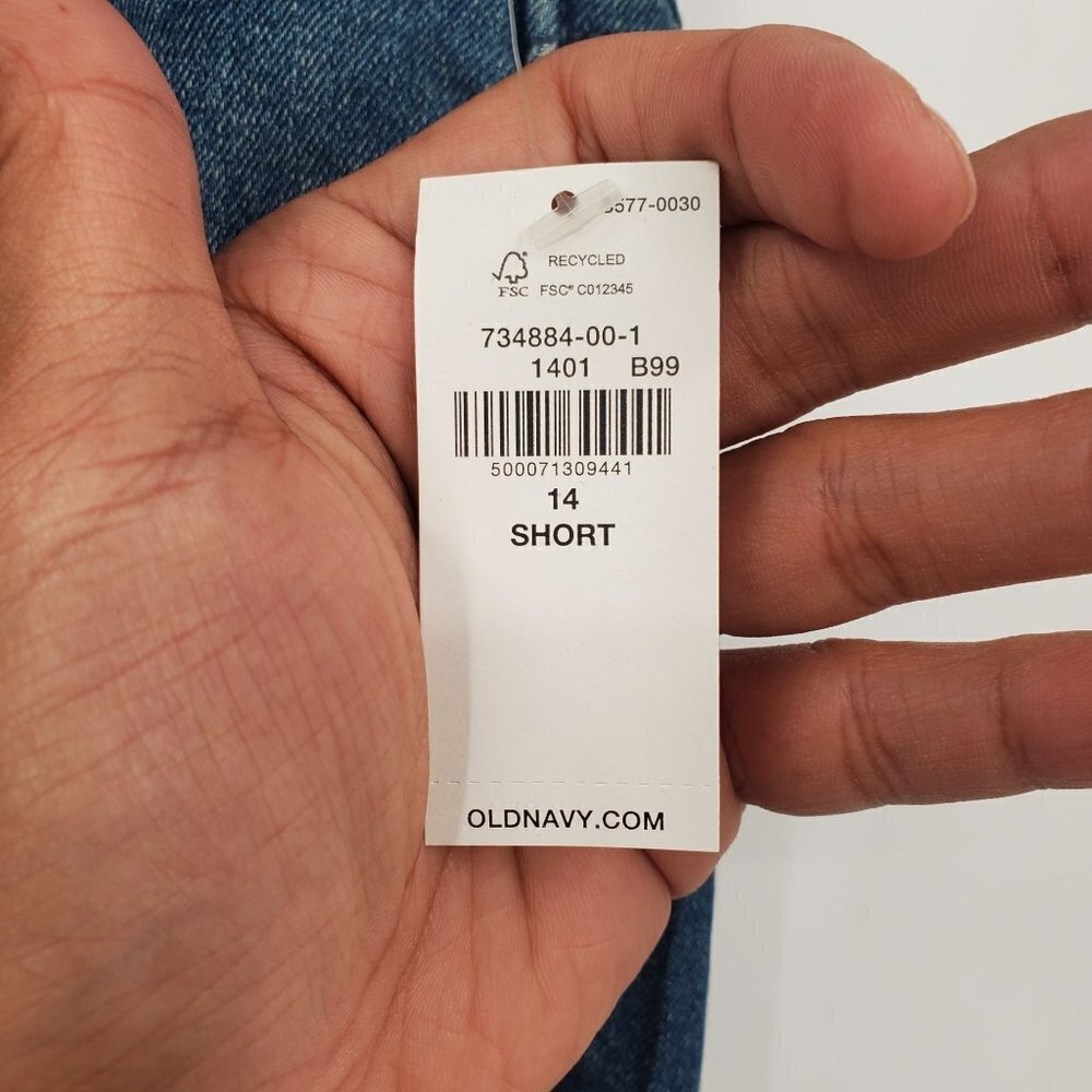 Old Navy High Rise Wow Super Skinny Denim Jeans Women Size 14 Short NWT Stretch - Picture 9 of 15